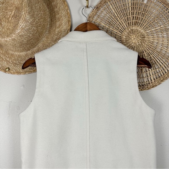 VERSONA Women Winter Sleeveless Long Blazer Vest Open Front Notched Collar Soft - Picture 7 of 10